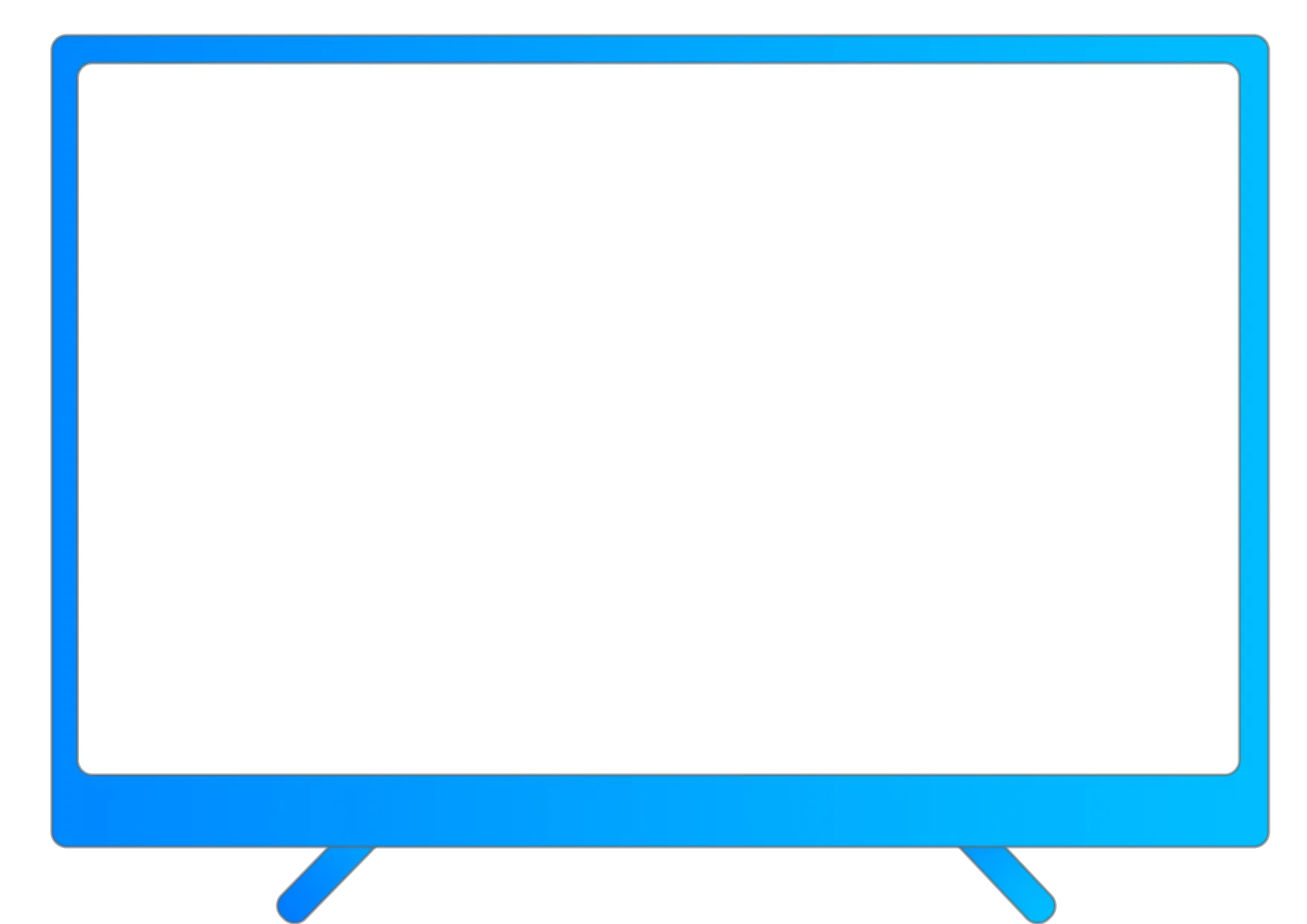 Symbole réseau TV